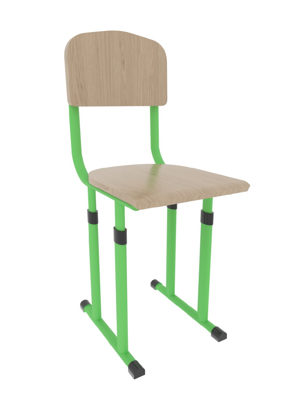 Стілець полозковий регульований по висоті 380х360х380/420/460мм. (РІВНЕНСЬКЕ НВП УТОГ)